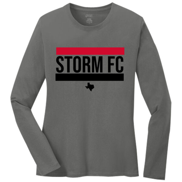 STORM FC - Ladies 5.4oz Long Sleeve T-Shirt Thumbnail